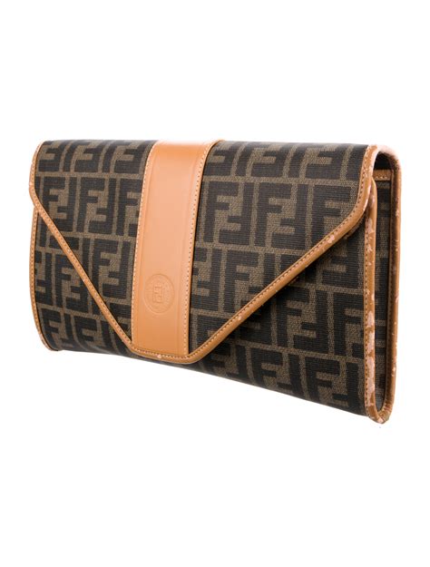 Fendi Zucca Clutch 